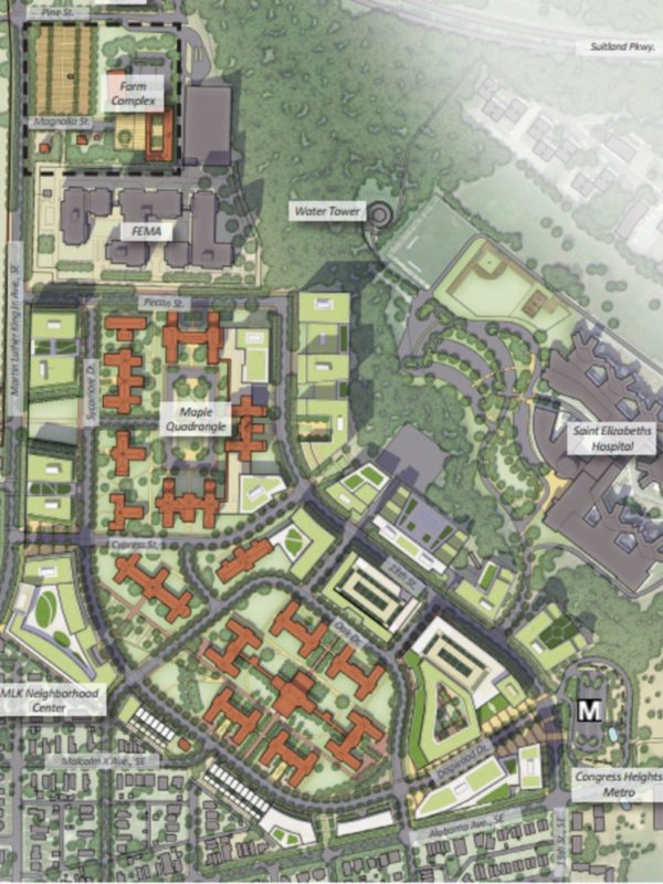 St Elizabeths East Campus Map