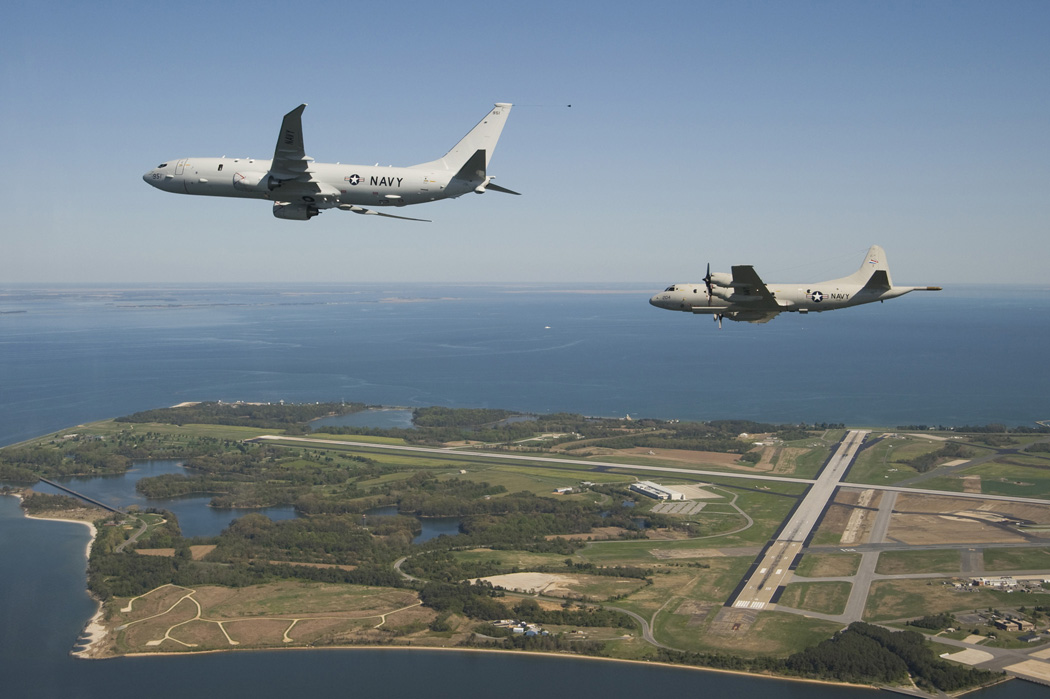 P-8A arrival to Naval Air Station Patuxent River
